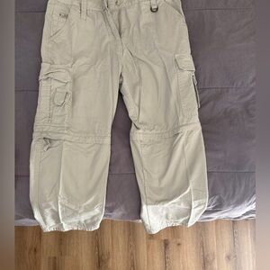 Tactical, adjustable, khaki pants